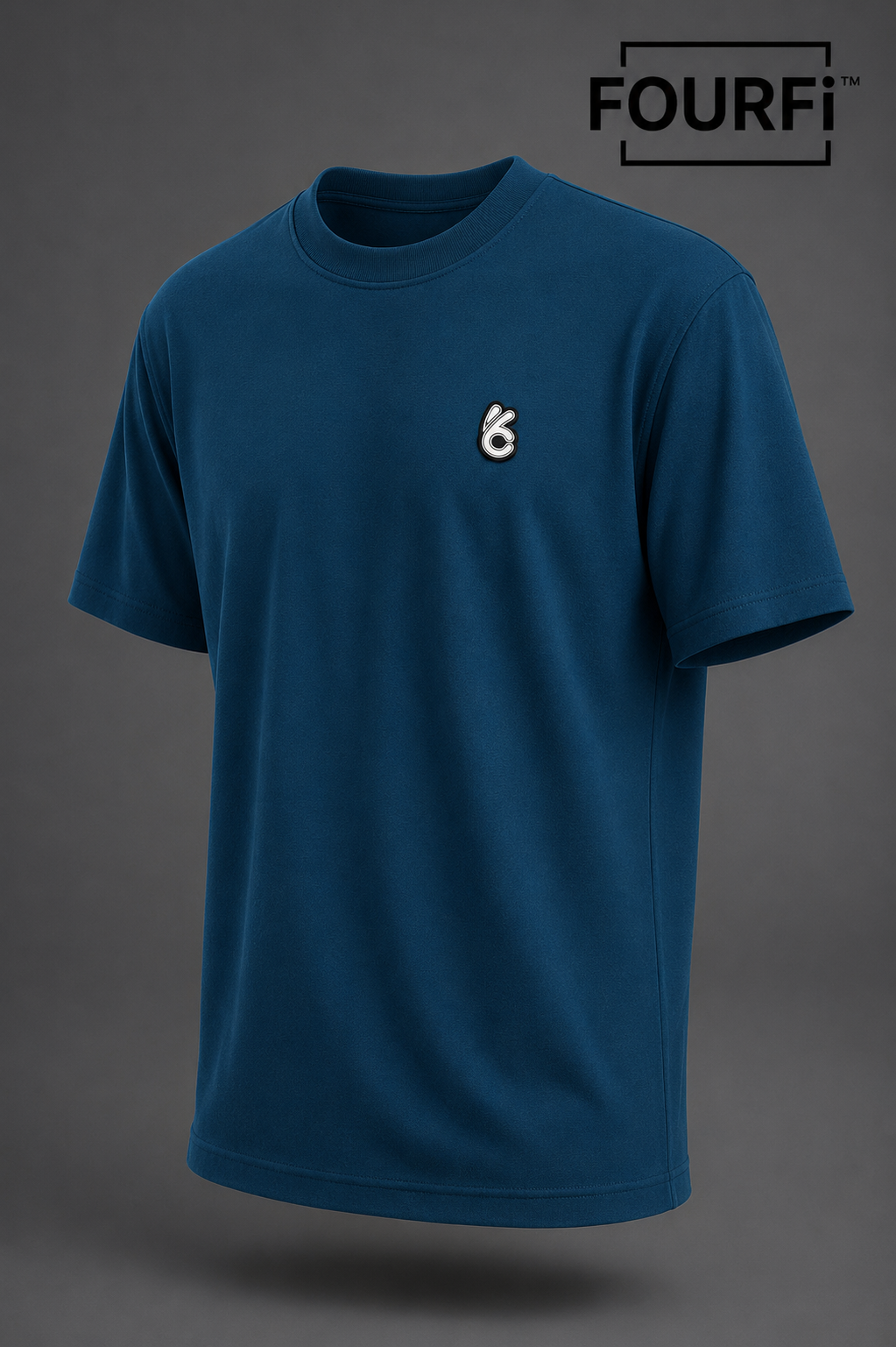 [Navy Blue] Unisex Premium Oversize Tshirt